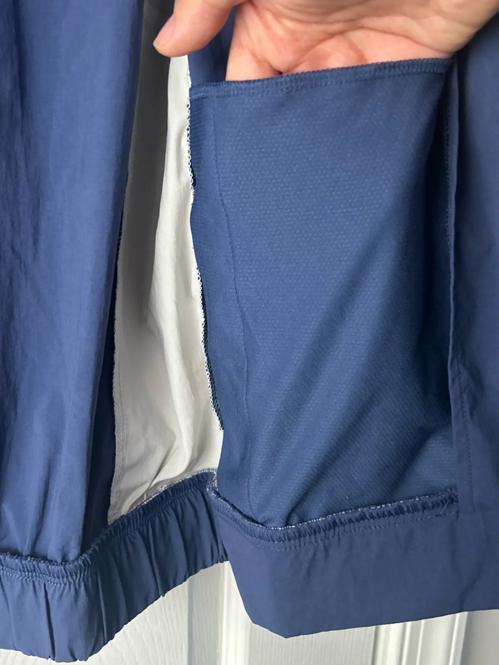 Adidas Men's Blue Colorblock Bomber Jacket